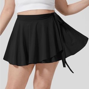 Black Wrap Skirt